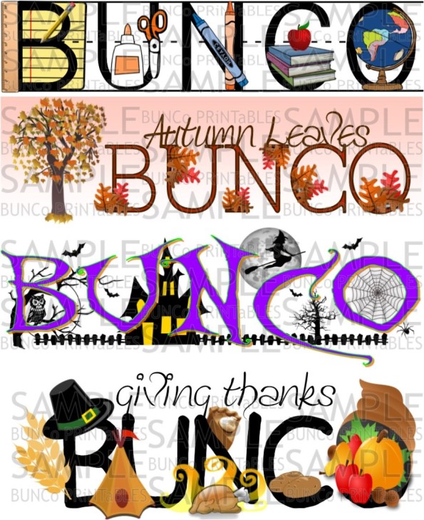 Haunted Halloween Bunco - Bunco Printables